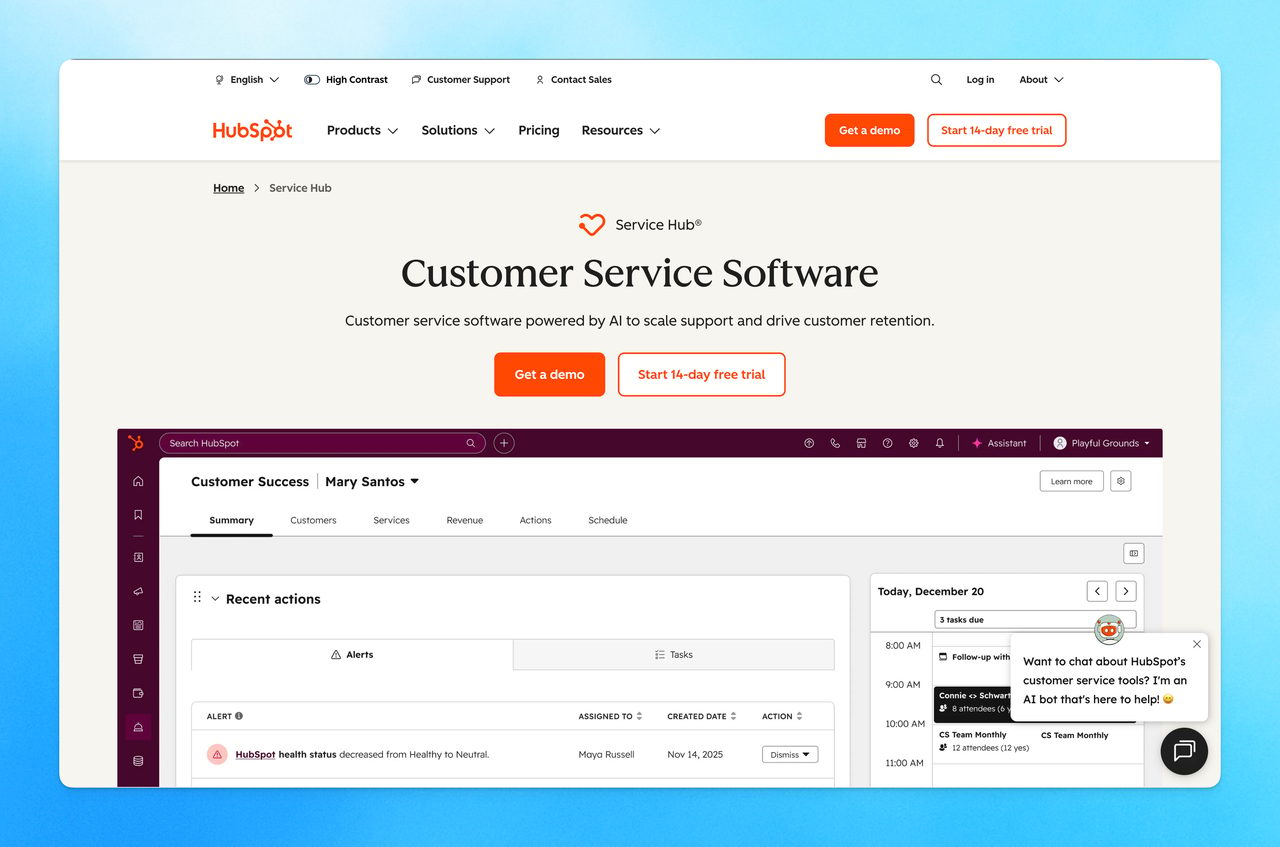 HubSpot Service Hub